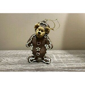 Boyds Bears & Friends Christmas Ornament Hansel Gingerbread Teddy‎ Bear #25730